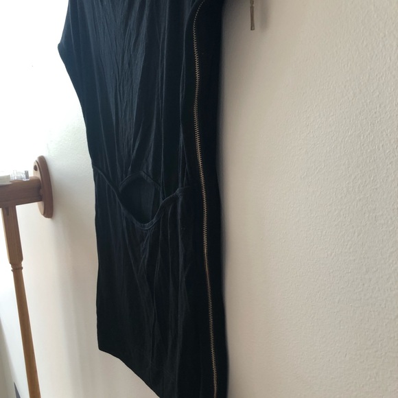 Bebe black zipper top size xs - Picture 5 of 6